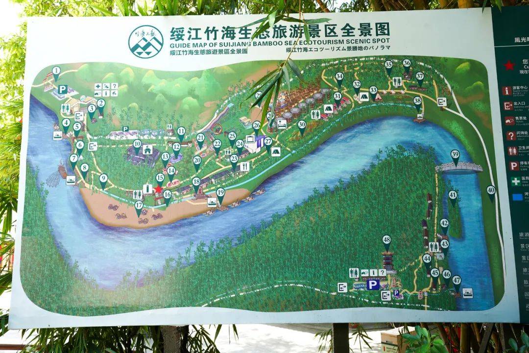 广东肇庆广宁县有一片万亩竹海，可露营游船，是亲子避暑好去处
