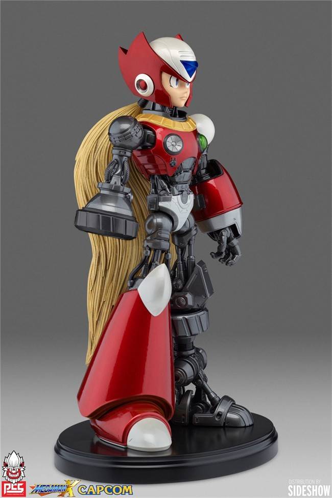 潮趣:卡普空系列《洛克人x》杰洛 1/4雕像 整备维护造型_机械_表面_全