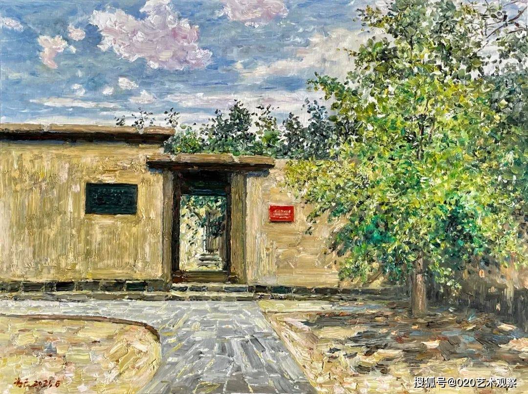 中国油画名家笔下的西柏坡_cm_文化_太行