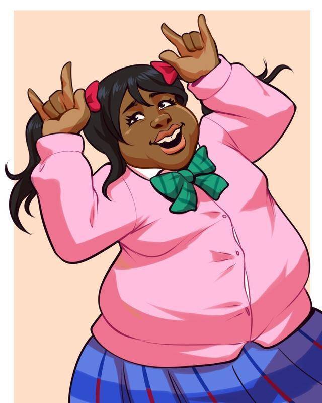 专门"黑"lovelive的画师:黑与胖是一种美,你们不懂我的艺术_宇崎_创作