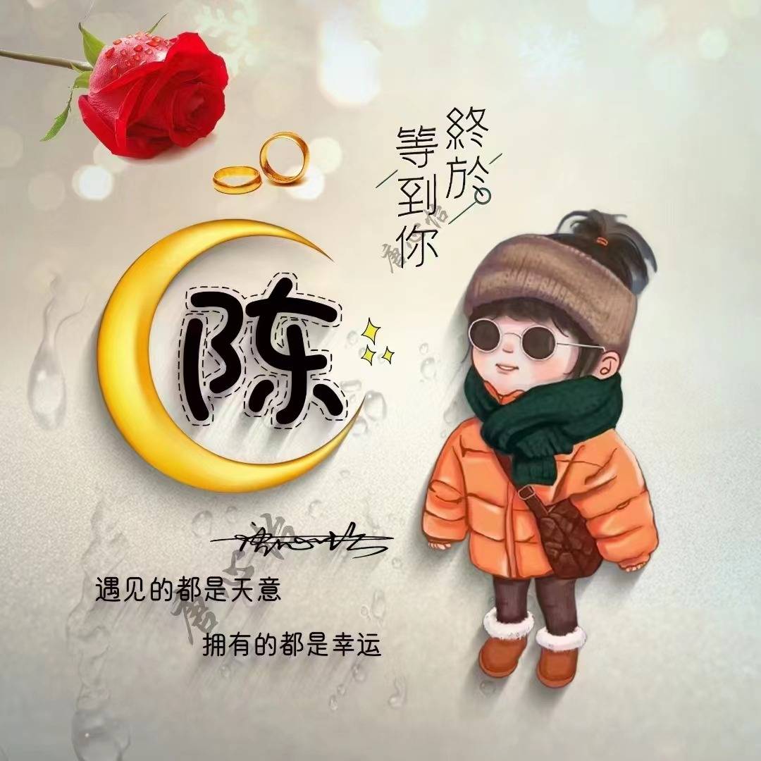 姓氏头像,微信头像,2023最新3d烫金生肖款个性签名头像,有你的吗_小诗