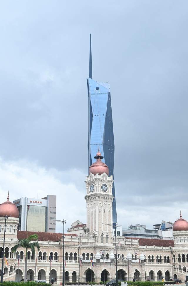 东南亚第1,世界第2高楼——吉隆坡merdeka118大厦,幕墙安装完成