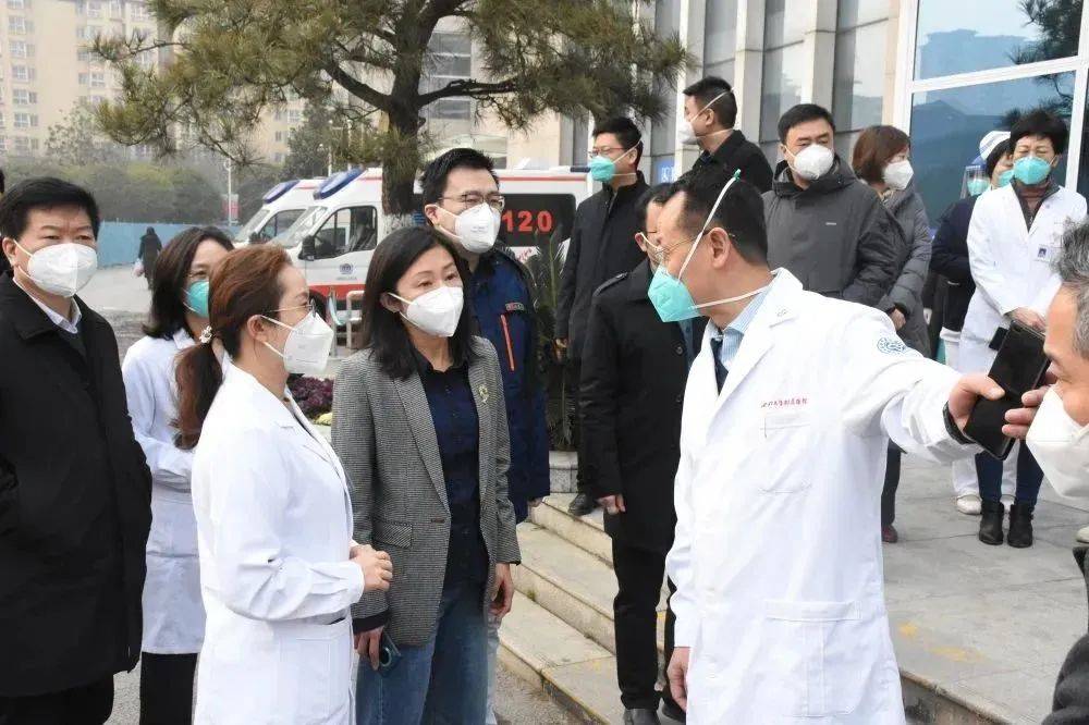 陕西省卫生健康委副主任杨联昌,西安市卫生健康委主任樊军荣,未央区副