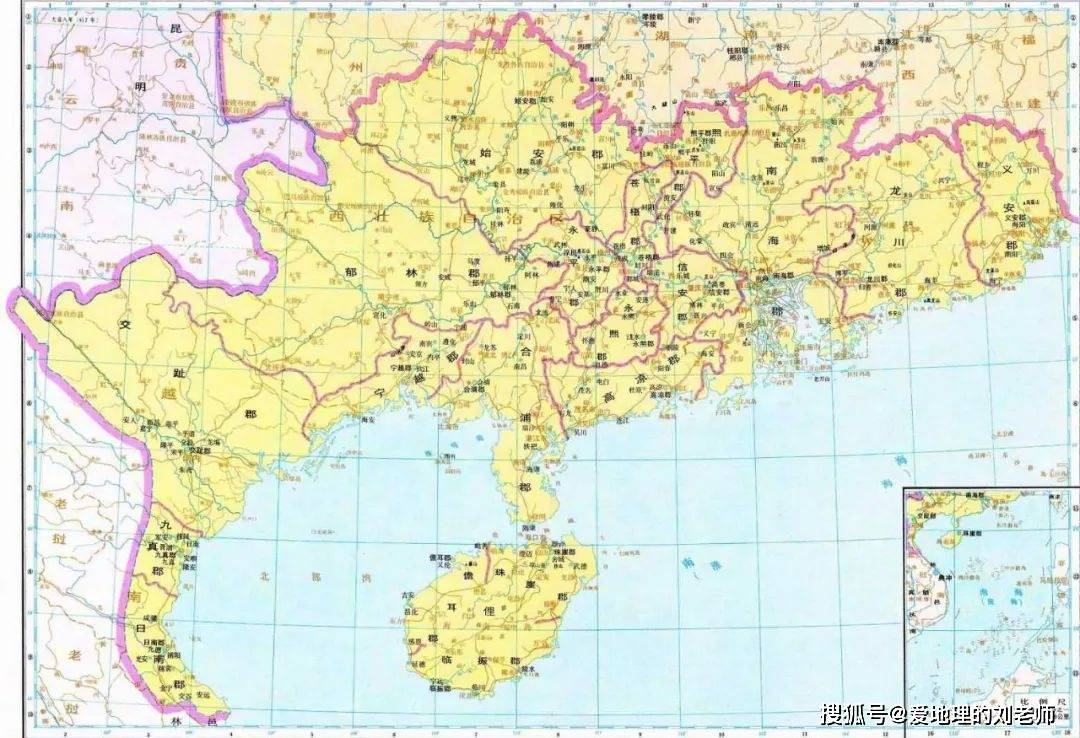 广西省历史和地理变化图文解读_桂林_先秦时期_南宁市