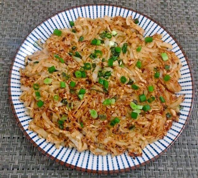 炒笋粿,笋香和粿条的米香同时溢出,非常诱人_竹笋_埔田_葱花