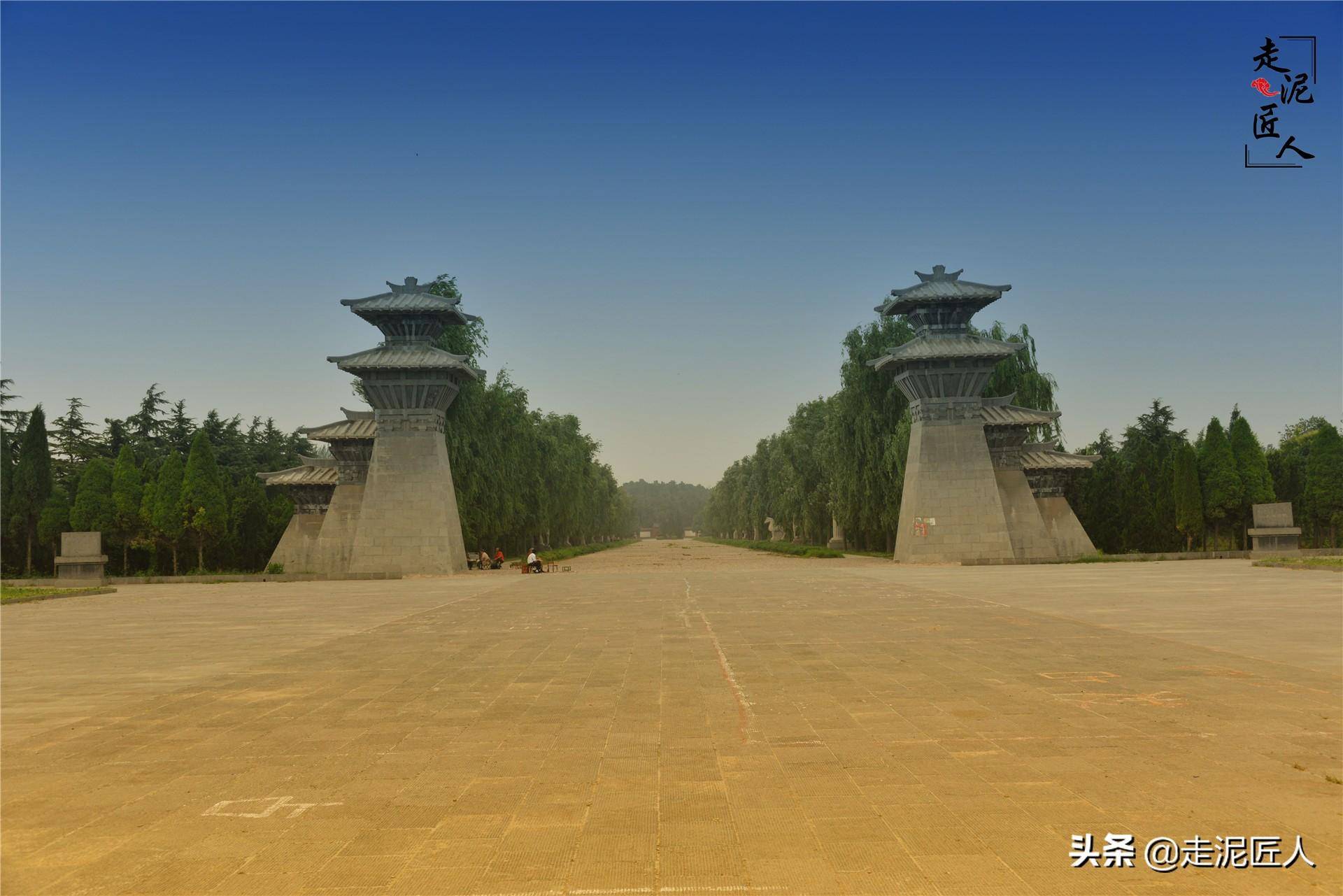 東漢開國皇帝劉秀和光烈皇后陰麗華合葬的陵墓-漢光武帝陵_神道_王莽