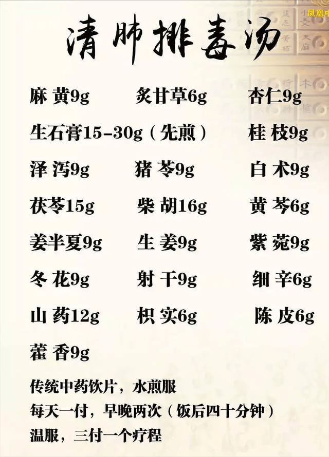 清肺排毒汤入医保!快来了解它的服用方法和注意事项_研究_患者_射干
