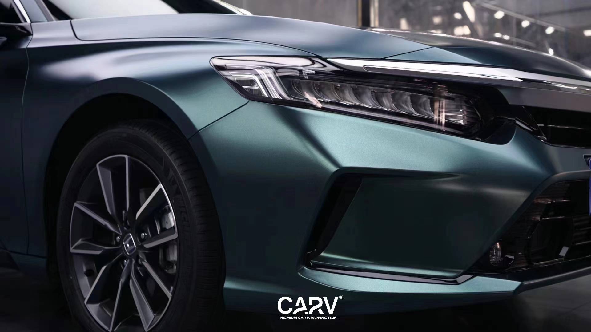 本田英仕派卡孚改色膜电光宝石绿,高雅华贵如影随形_搜狐汽车_搜狐网