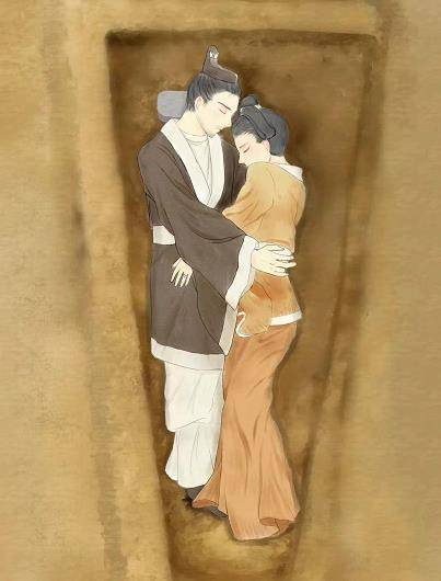 1500年前的墓穴被打开,北魏拥抱葬男女被发现_戒指_女主人_时期