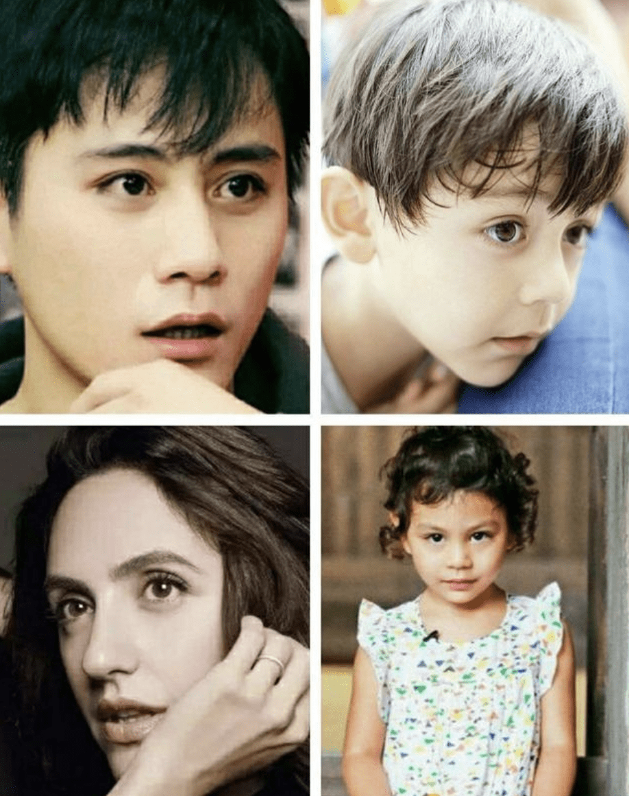 刘烨子女现身发布会,12岁诺一颜值超爸爸,霓娜气质出众变化大_伊诺