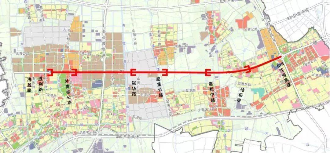 「大名城·映辰」距离崧泽高架赵重公路出口约1.