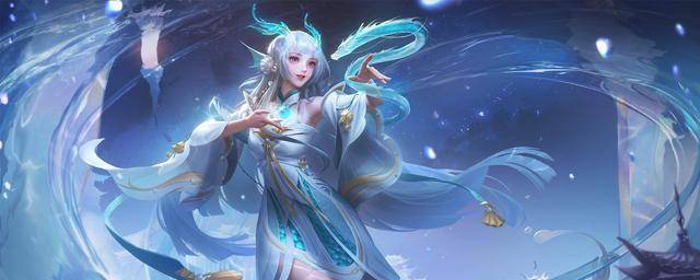 王者荣耀:西施fmvp皮肤游龙清影,大招释放时真的会变小龙女_青龙_技能