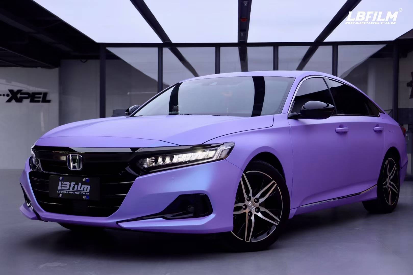 本田雅阁lb改色膜梦幻极光蓝,优雅静谧_搜狐汽车_搜狐网