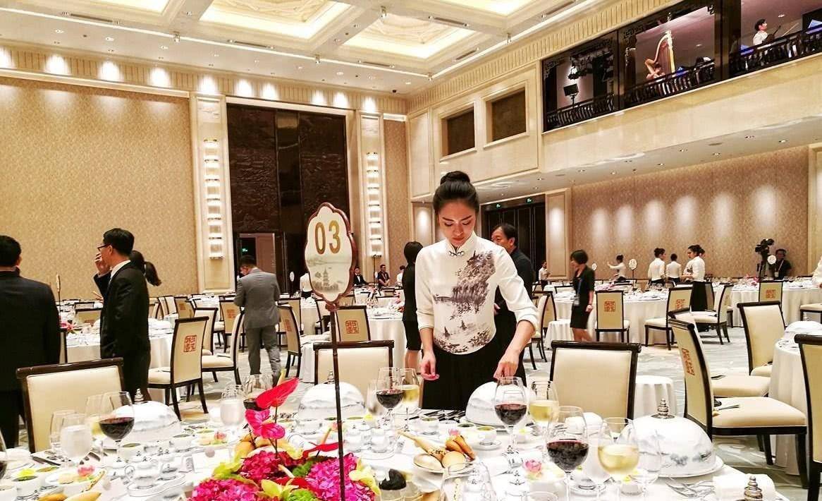 没有任何压力,于是在两个月后,姚碧正式成为了g20峰会的国宴服务员