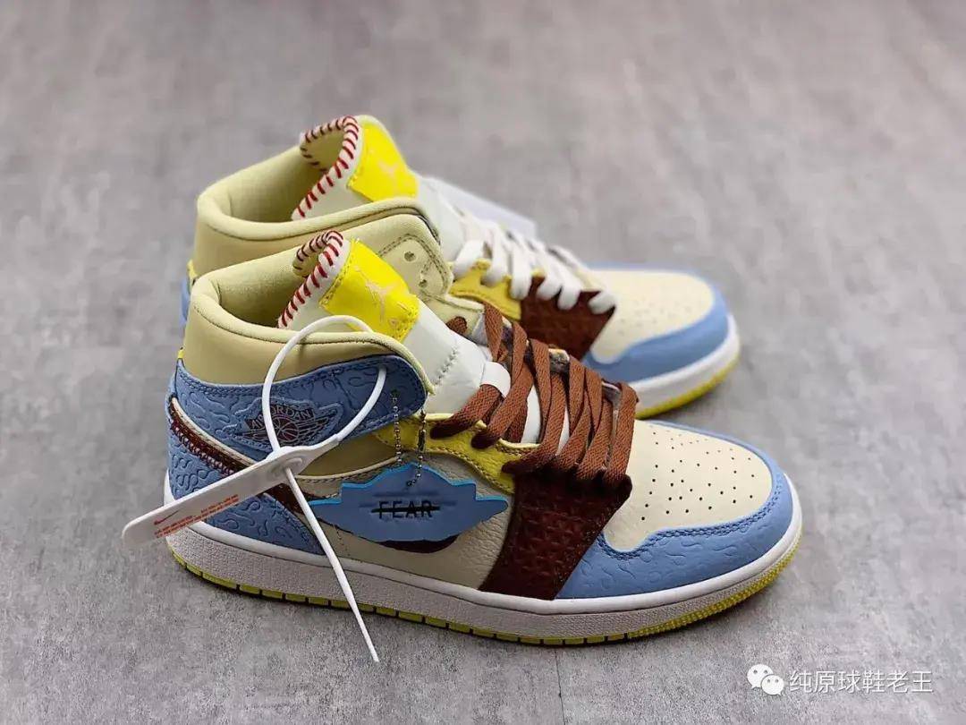 纯原aj1非洲风情mid系列开箱评测实拍;整体看下来色彩的搭配十分出色