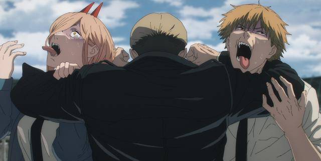 电锯人第10话预告:岸边老师的热血指导文艺范十足的电次和帕瓦_姬野