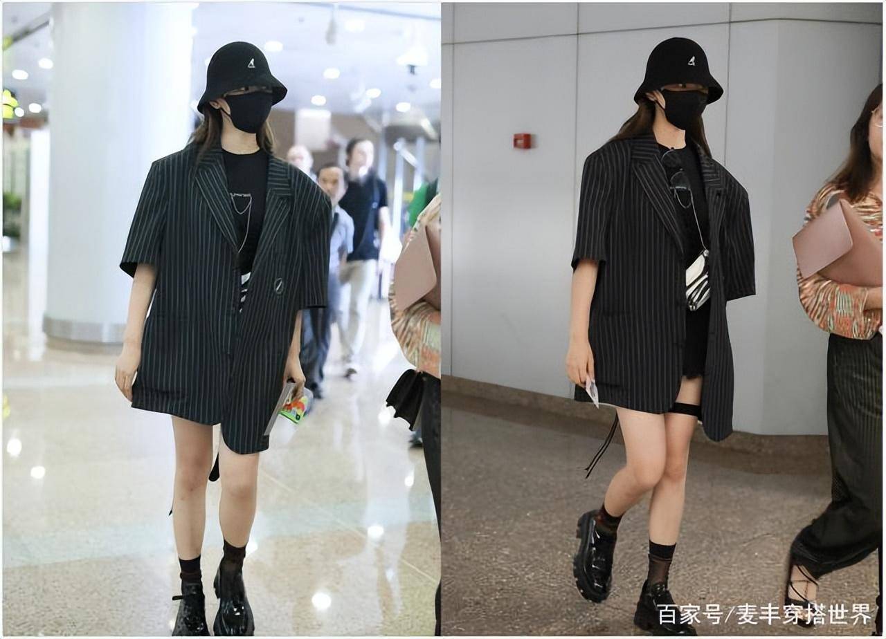 盘点女明星们的"下衣失踪"穿搭_卫衣_法穿_杨幂