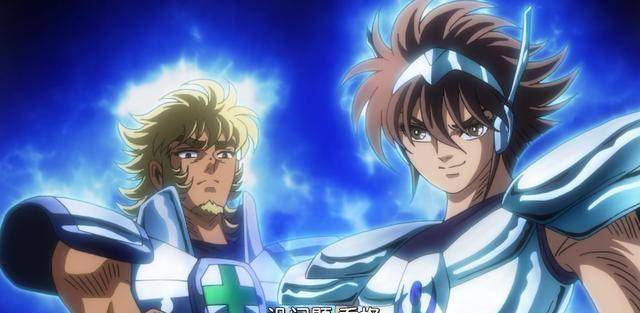 卡提亚不行的时候作为南十字座和盾牌座的两位白银圣斗士准备出手了