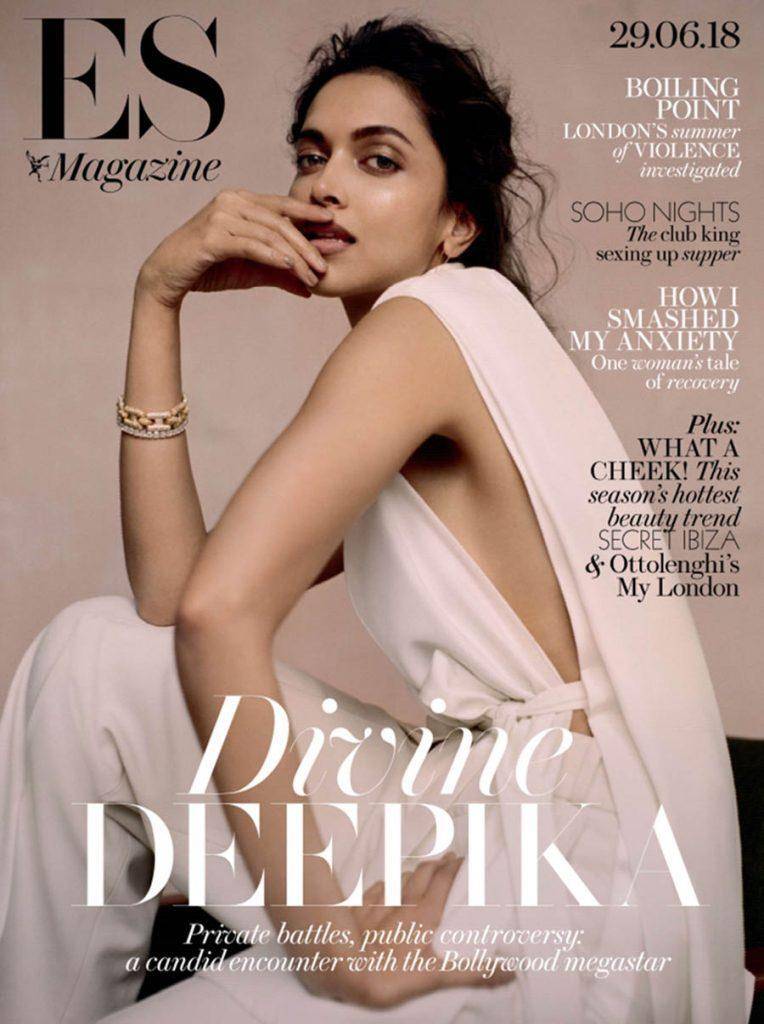印度女星迪皮卡·帕度柯妮 (deepika padukone) 拍摄的时尚杂志_封面