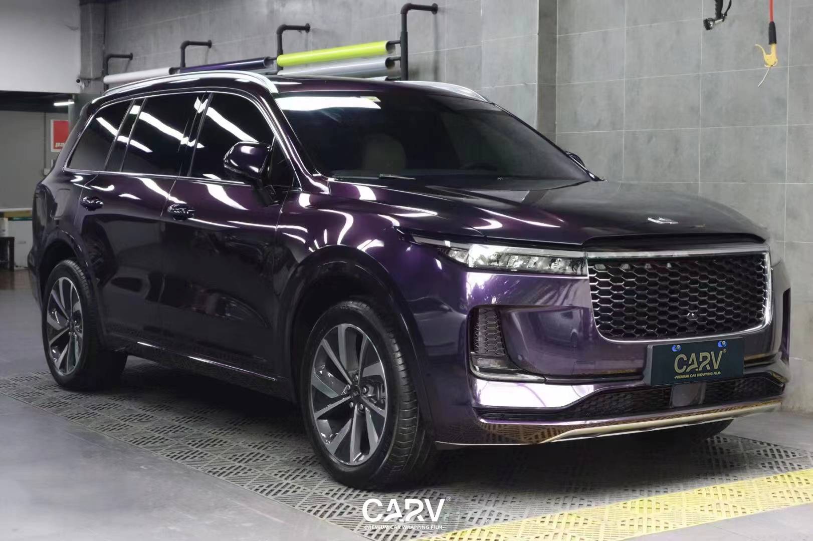 理想one卡孚改色膜白金威尼斯紫,神秘而浪漫!_搜狐汽车_搜狐网