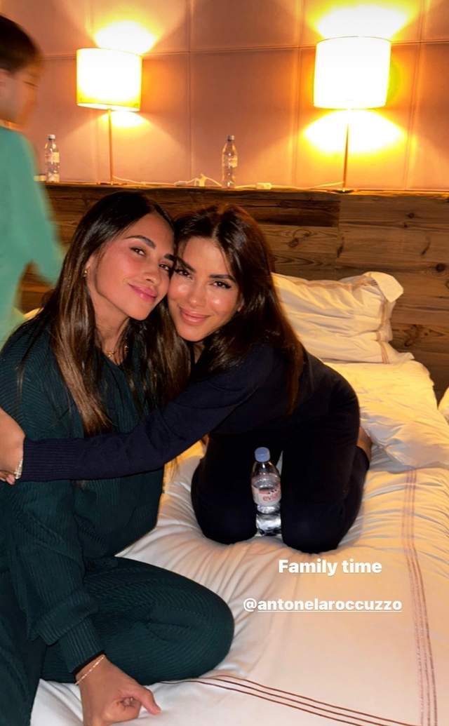 梅西小法两家人瑞士滑雪,孩子们不亦乐乎梅老板冻得