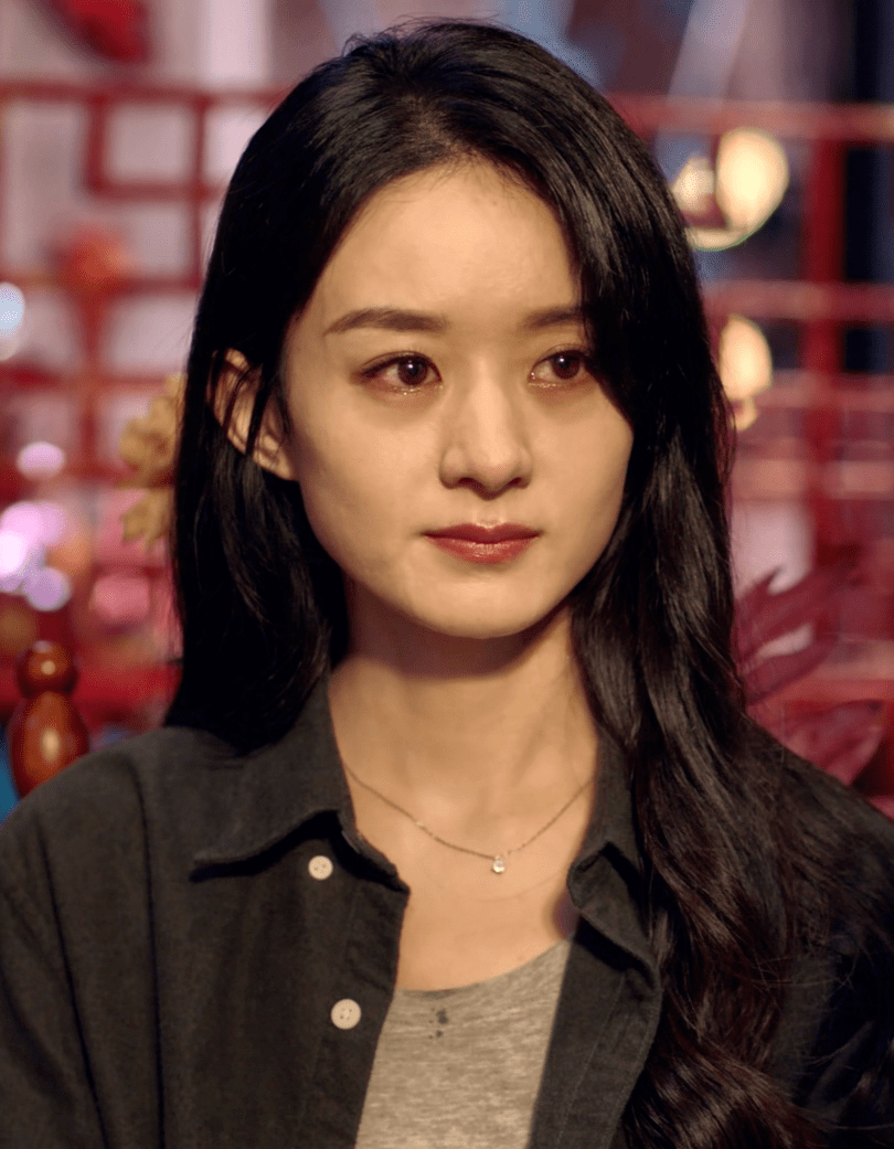 都说赵丽颖"不上镜"?看到这些没修过的生图,我信了_女孩子_造型_长相