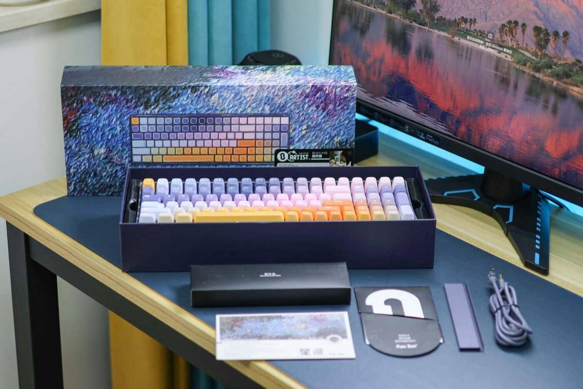 Lofree洛斐小翘星河入手体验,颜值与实用兼备的桌面好物