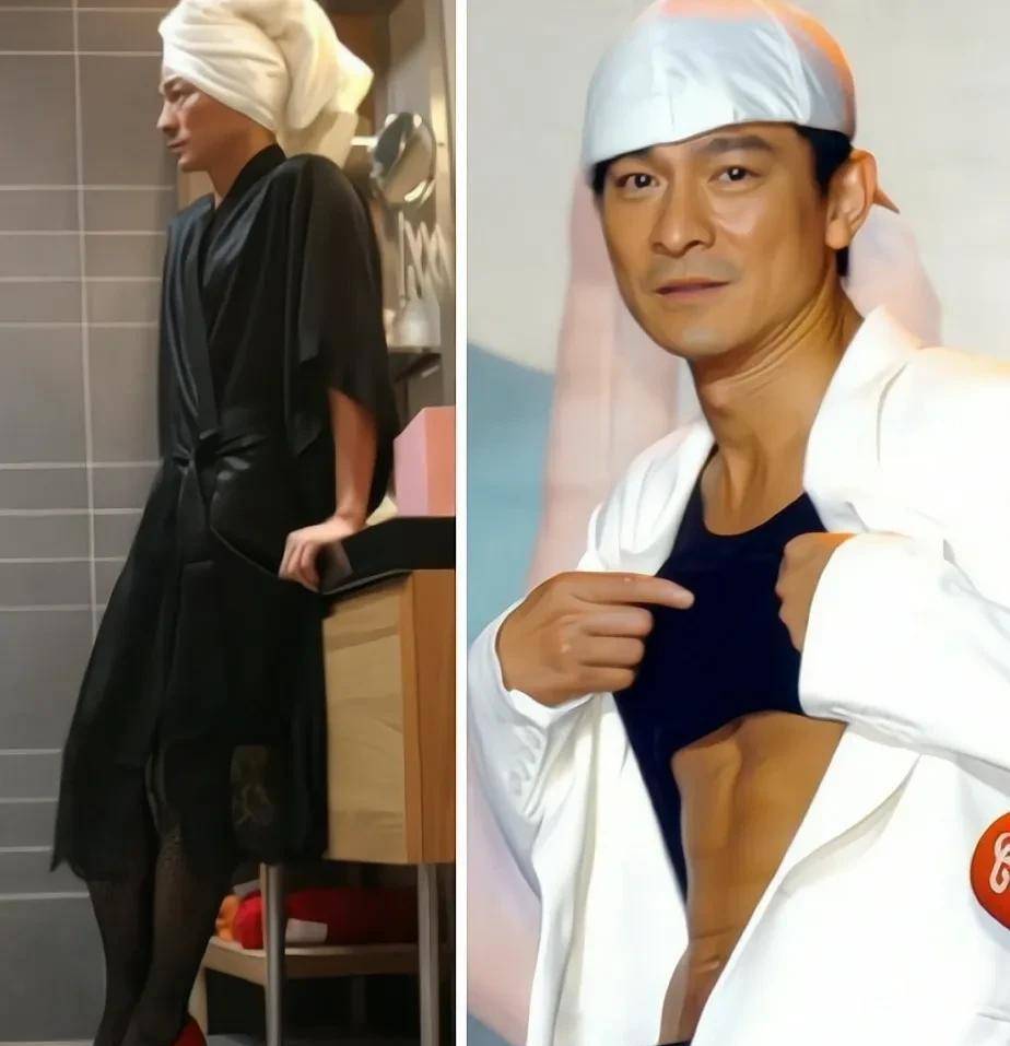 刘德华年轻时穿着背心,露肚脐眼,摆出迷人的身材,比胡兵还要迷人!