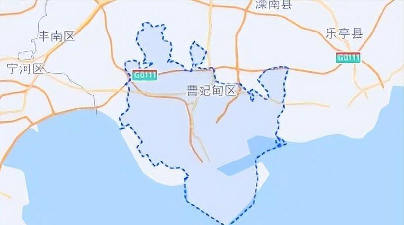 唐海县城街道地图图片