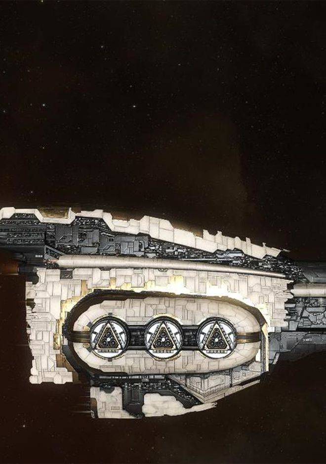 eve最适合打星际战争的战舰,艾玛帝国的这艘战舰,绝对是战神_因为