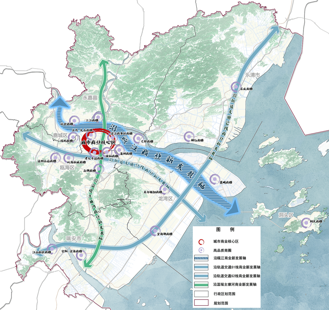 温州市城市总体规划图图片