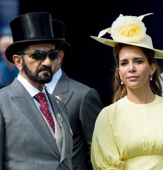 迪拜王妃哈亚公主,出逃后首次亮相伦敦高院,申请禁止骚扰令_英国的