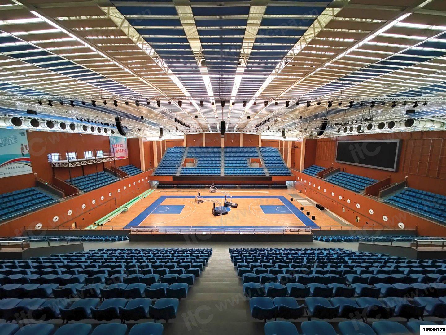 保伦电子itc助力宁夏中卫市体育馆提档升级!_系统