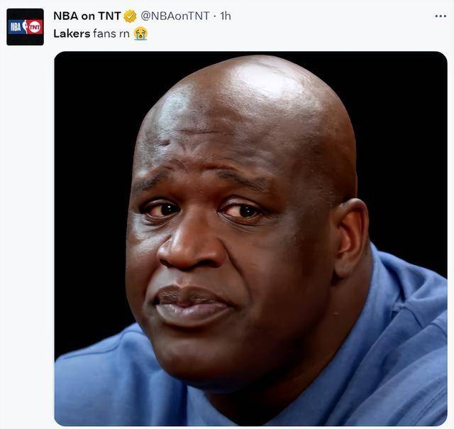 当凯里-欧文决定加盟达拉斯小牛队时,nba官方发布了一张奥尼尔落泪的