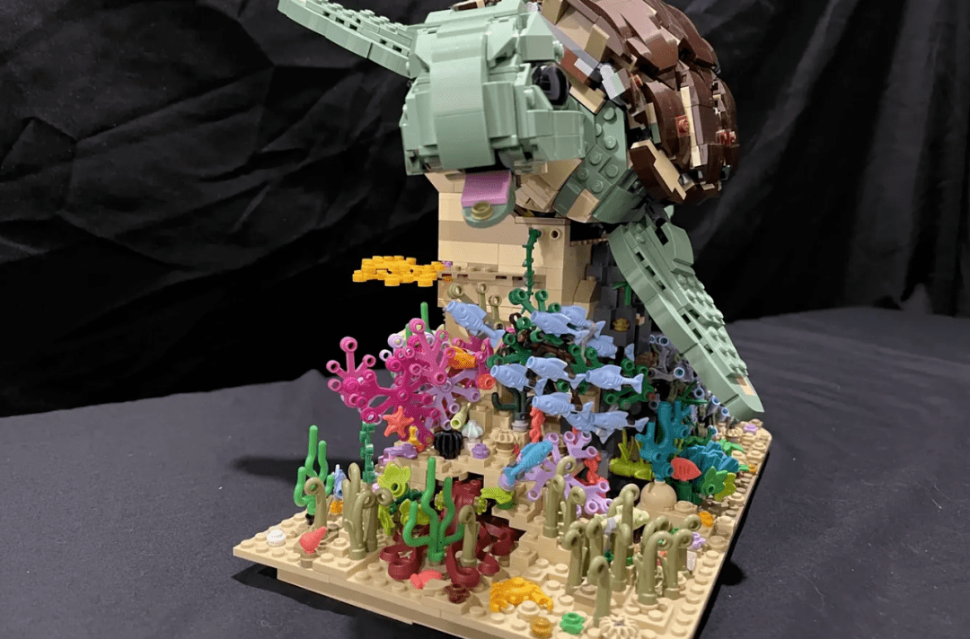 看着那海龟水中游~乐高ideas作品《海龟》获得万票支持_审核_外壳