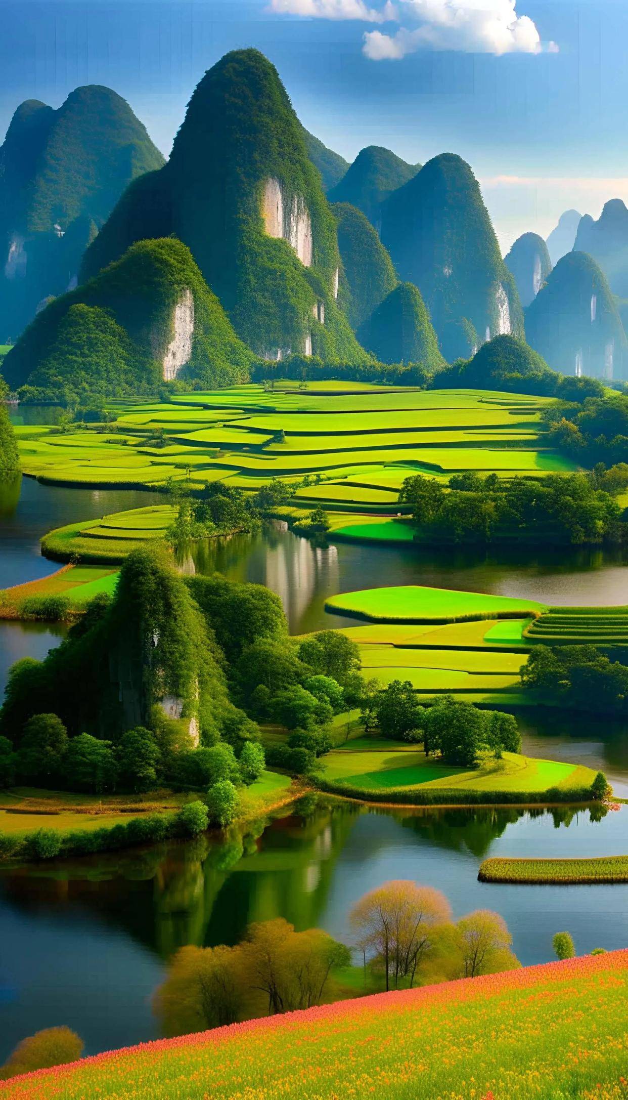 桂林山水是不是自带滤镜这也太美了_漓江_阳朔_景点