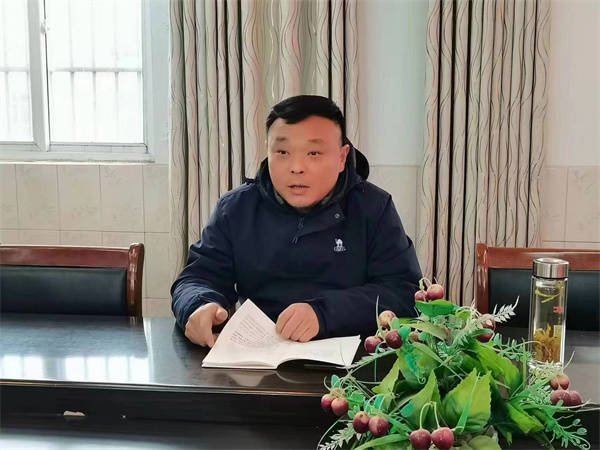 学习二十大,奋进新学期——盱眙县铁佛中心小学党支部召开党员冬训