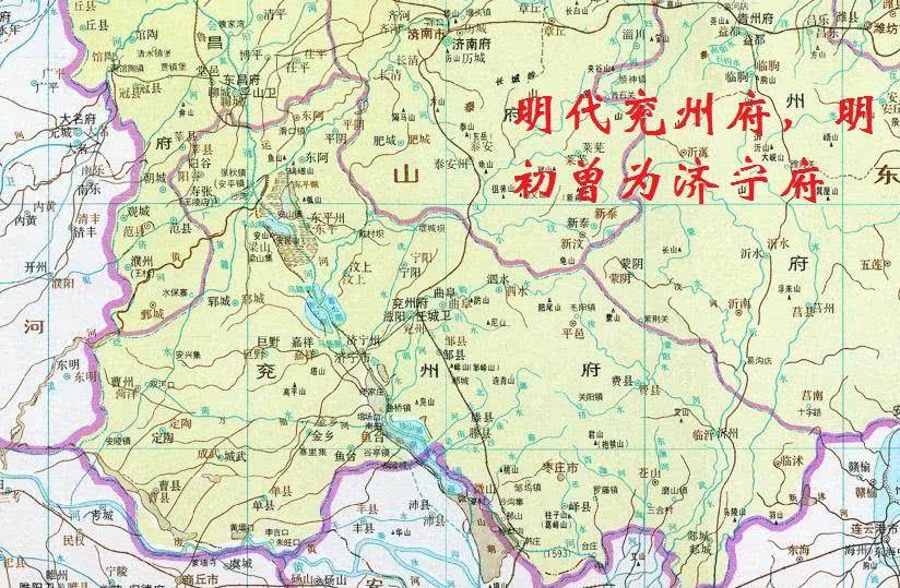 山东明朝时有六个府,附郭今何在?仅两个为地级市所在地