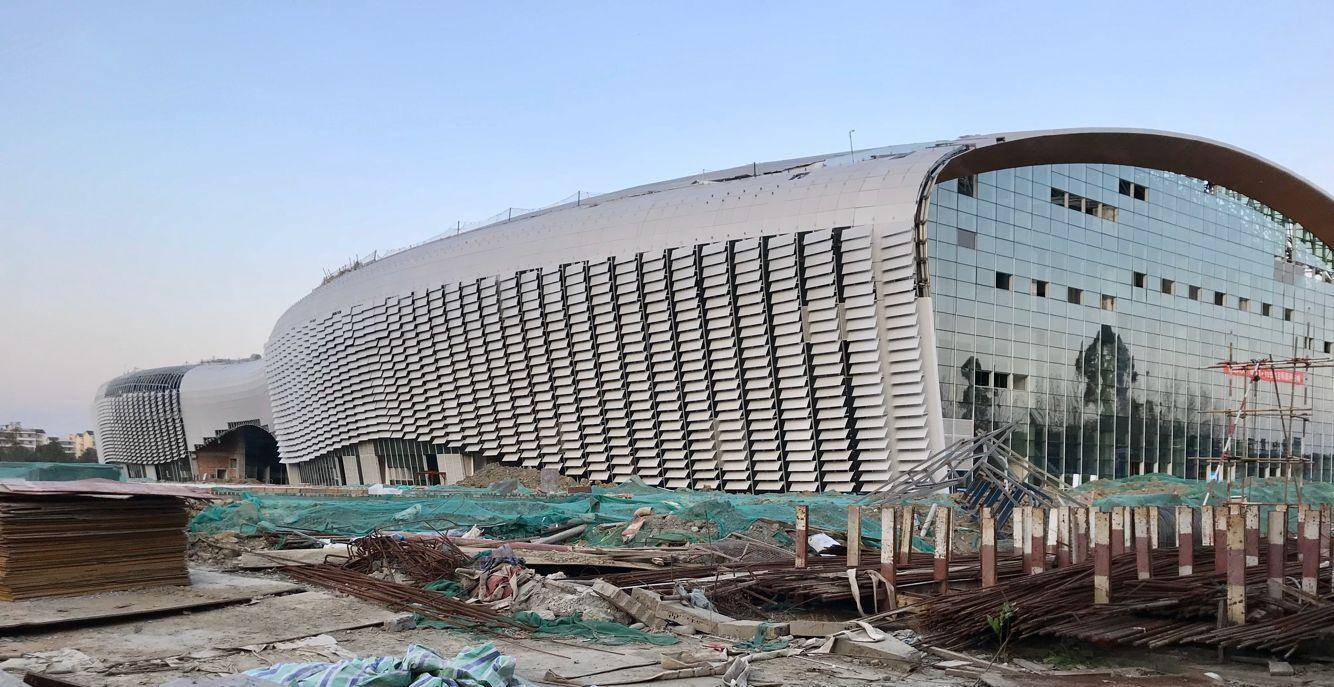 探访大运会场馆之一成都市新都香城体育中心建设状况_等项目_健身