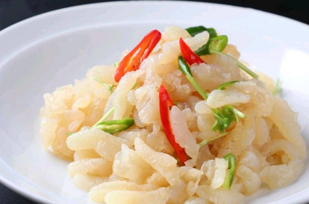 小炒鸡爪蜇头,炒虾酱,时蔬杏鲍菇_海蜇头_步骤_食材