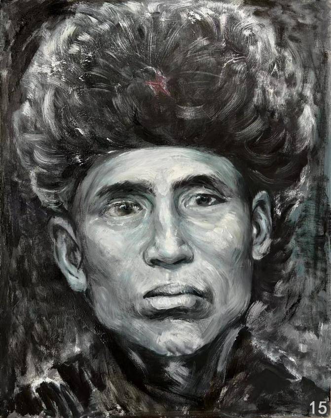 纪念东北抗联英雄李红光获奖作品网络展正式开展_油画_磐石市_国画