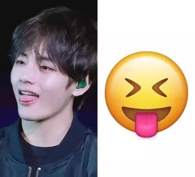 金泰亨表情这些表情包的本体就是我们金泰亨吗?_帅哥_年多_帅又