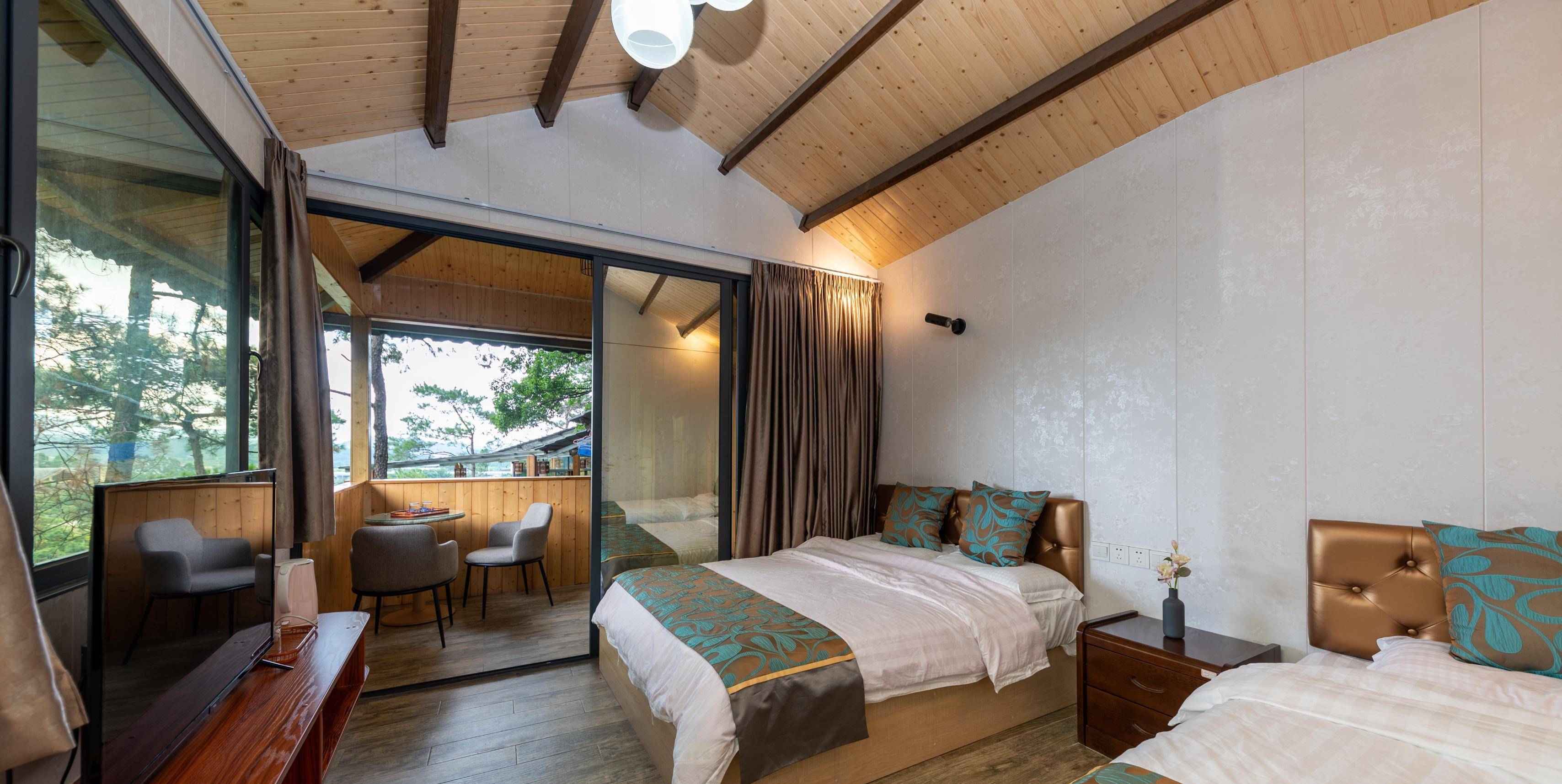 清远笔架山附近的小众民宿,住木屋,赏山景,泡汤泉,可溪边垂钓_夏天