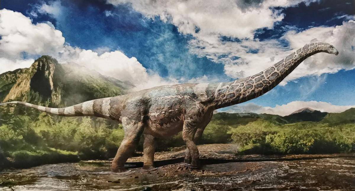 河南宝天曼龙生物形象科学复原图(15)徐氏张北足迹义马侏罗纪盆地的