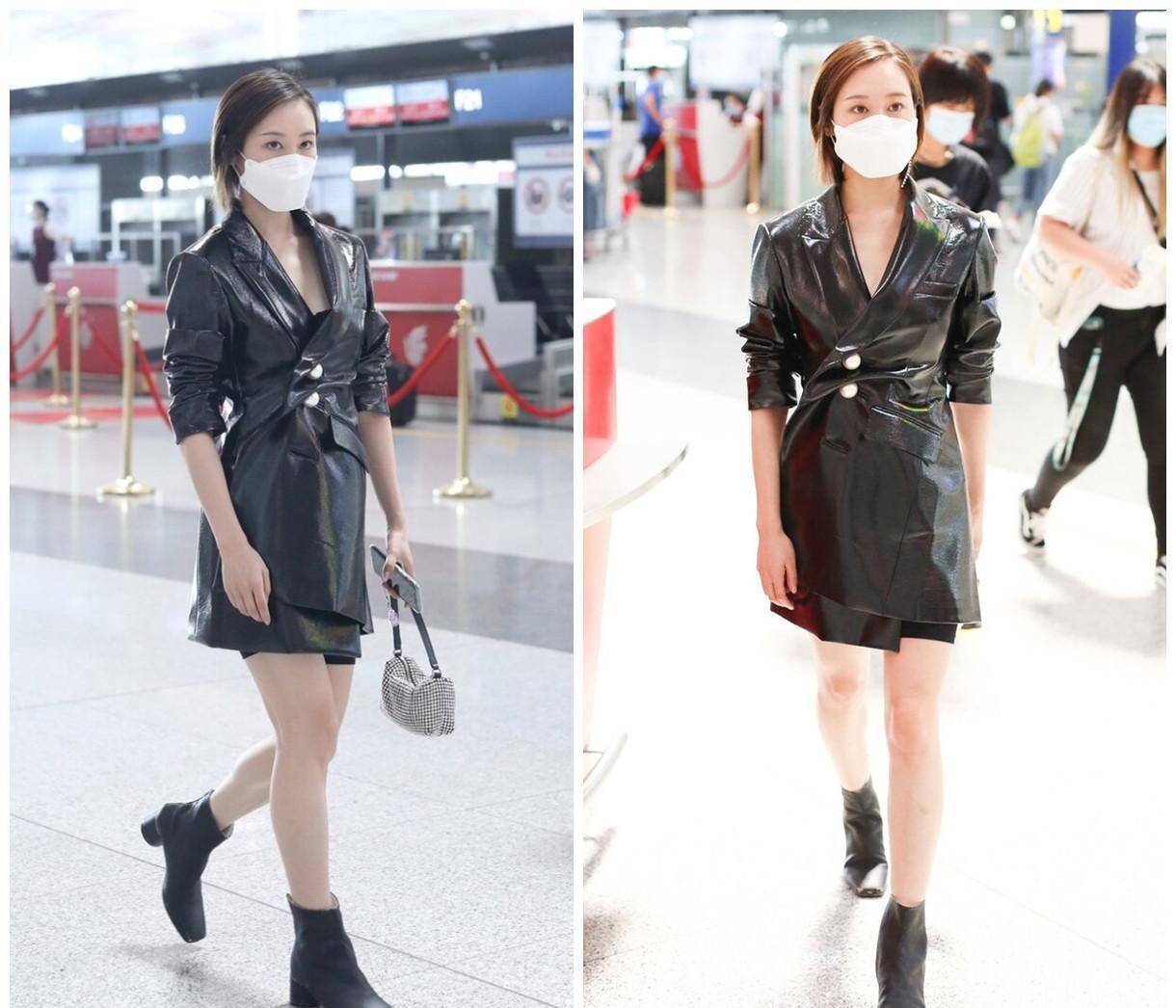 去李佳琦直播间卖货,她白裙配蝴蝶结头饰还是很甜,但短裙配高跟鞋又