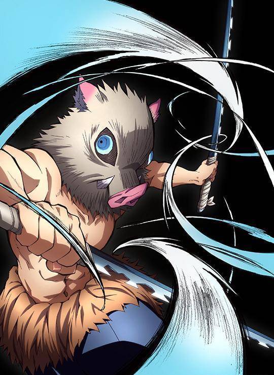 鬼灭之刃全集中展赏析忍姐亲女儿特效义勇没被讨厌伊之助最惨_宣传