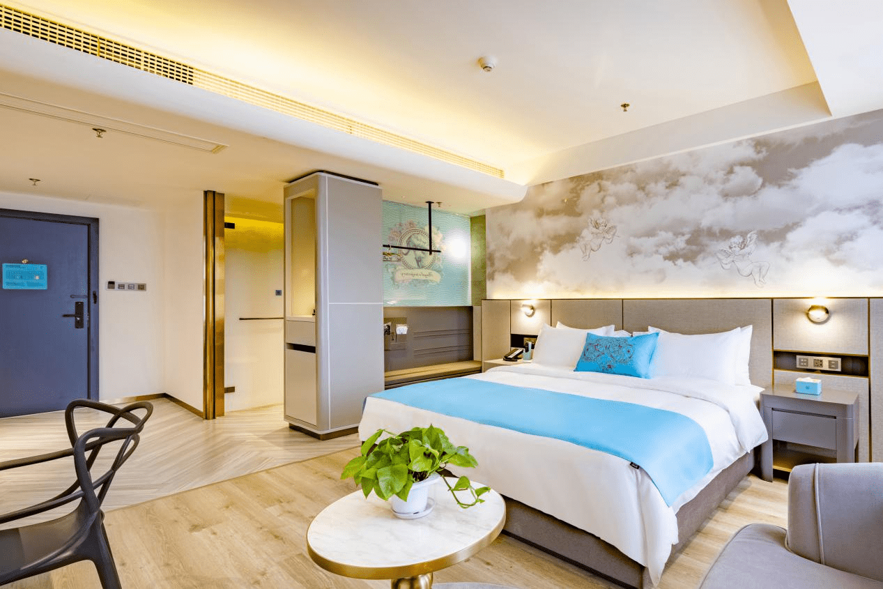 高性价比轻奢体验桂林兰欧酒店统一采用国籍奢侈酒店使用的金可儿床垫
