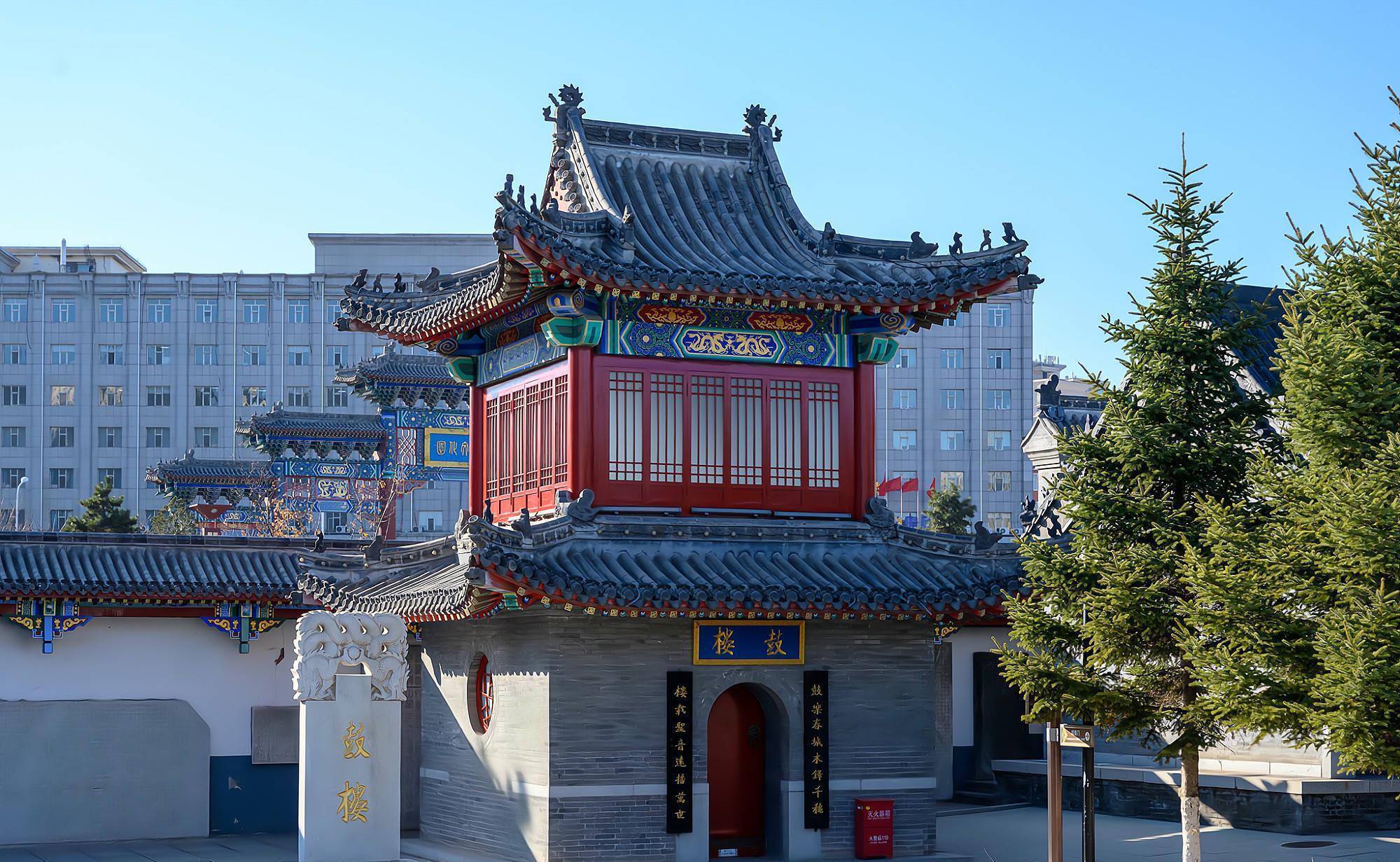 实拍长春孔子庙,建筑庄严肃穆,100多年历史堪称最年轻的孔庙_文庙