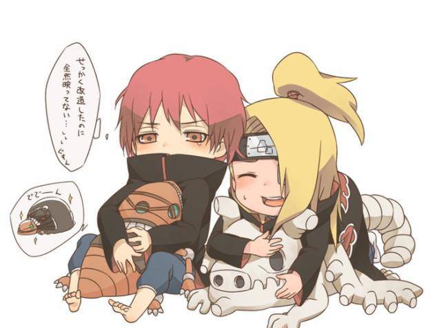 火影忍者:赤砂之蝎相当悲惨,两任搭档理念冲突,人生简直不顺_迪达拉