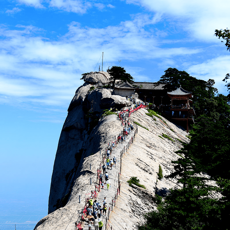 华山远景图片图片